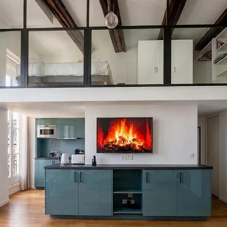Lägenhet Doux Pavillon - Le Loft D'or *